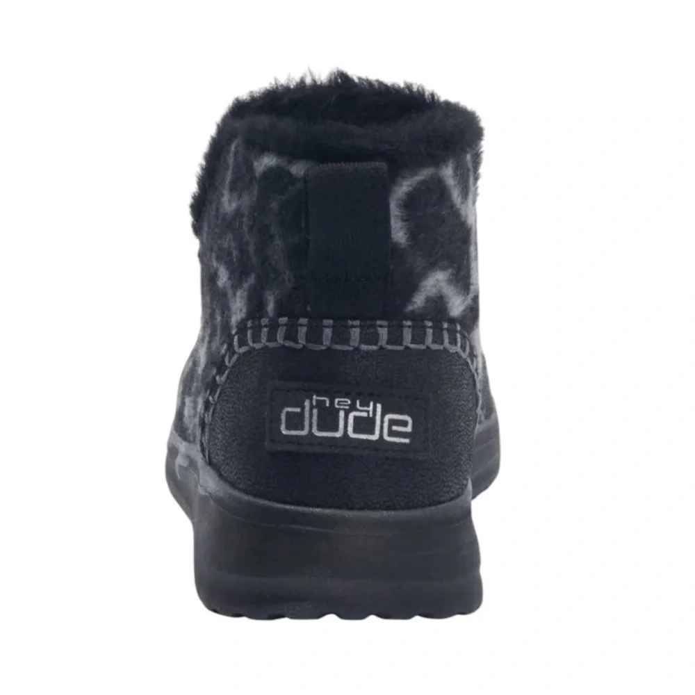 NEW Hey Dude Women’s Denny Marble Gray High Top Comfort Shoe Boots Size 7